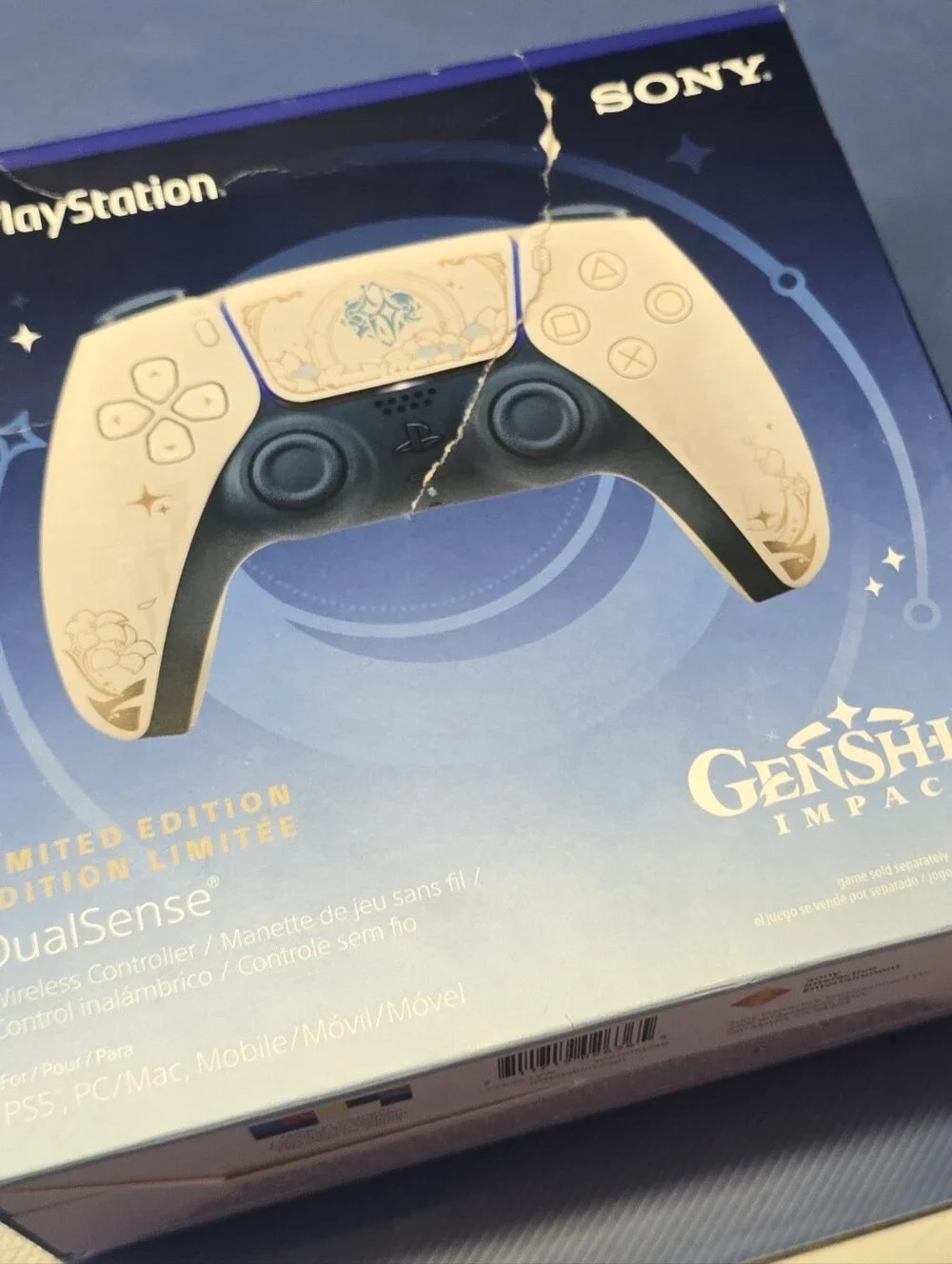 Sony PS5 DualSense Genshin Impact Wireless Controller Limited Edition 2026